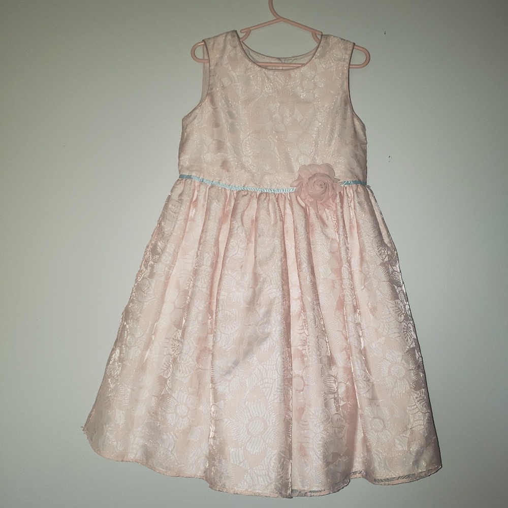 Pippa & Julie Pink Dress 6X Sleeveless Pastourelle Easter Church Wedding Party